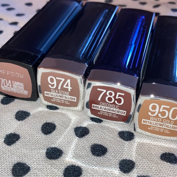 Maybelline Color Sensational Matte Metallic Lipstick Bundle - Picture 3 of 3